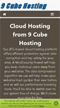 Mobile Screenshot of 9cubehosting.com